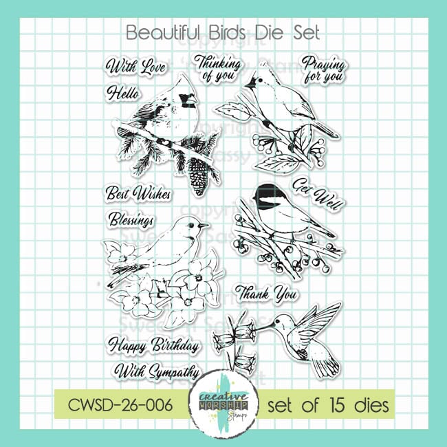 Beautiful Birds Die Set