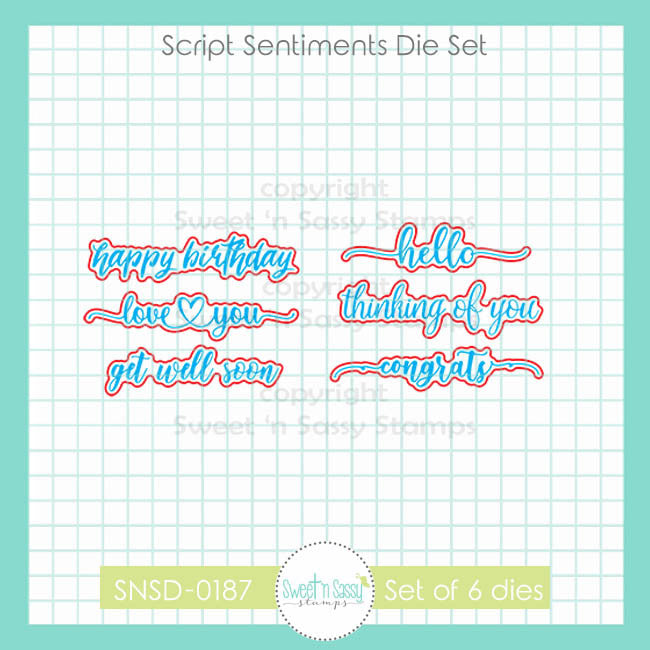 Script Sentiments Die Set