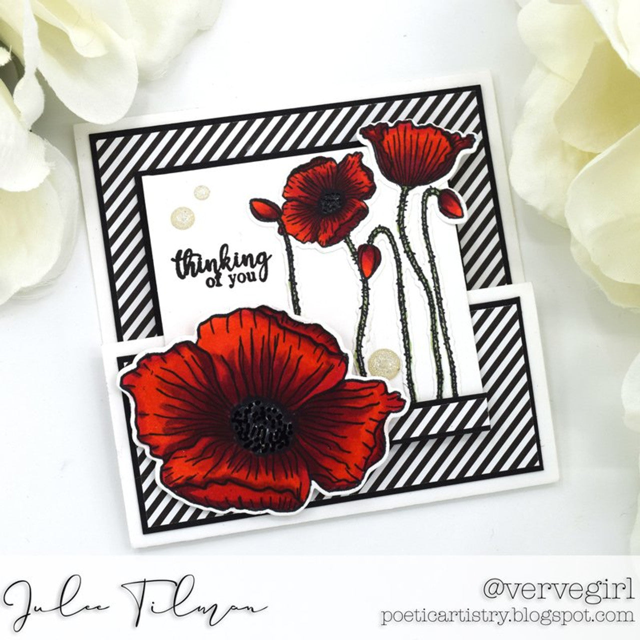 Precious Poppies Clear Stamp Set