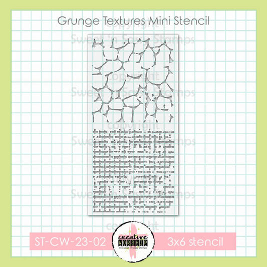 Grunge Textures Mini Stencil