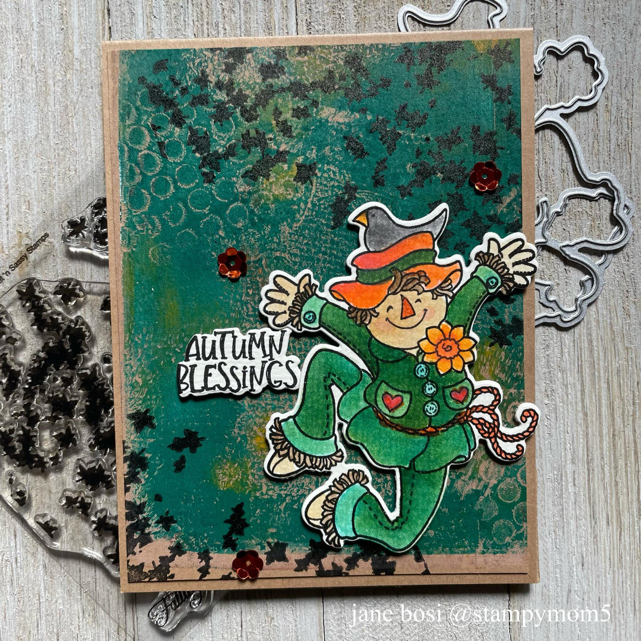 Happy Scarecrow Stamp & Die Bundle