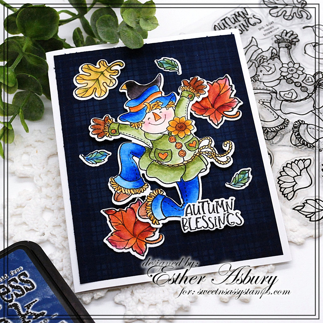 Happy Scarecrow Clear Stamp Set