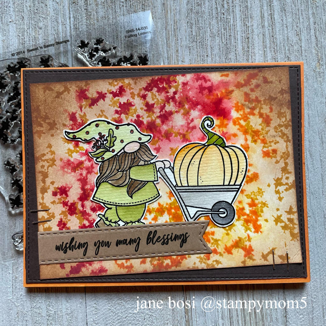 Falling Leaves Clear Stamp Set