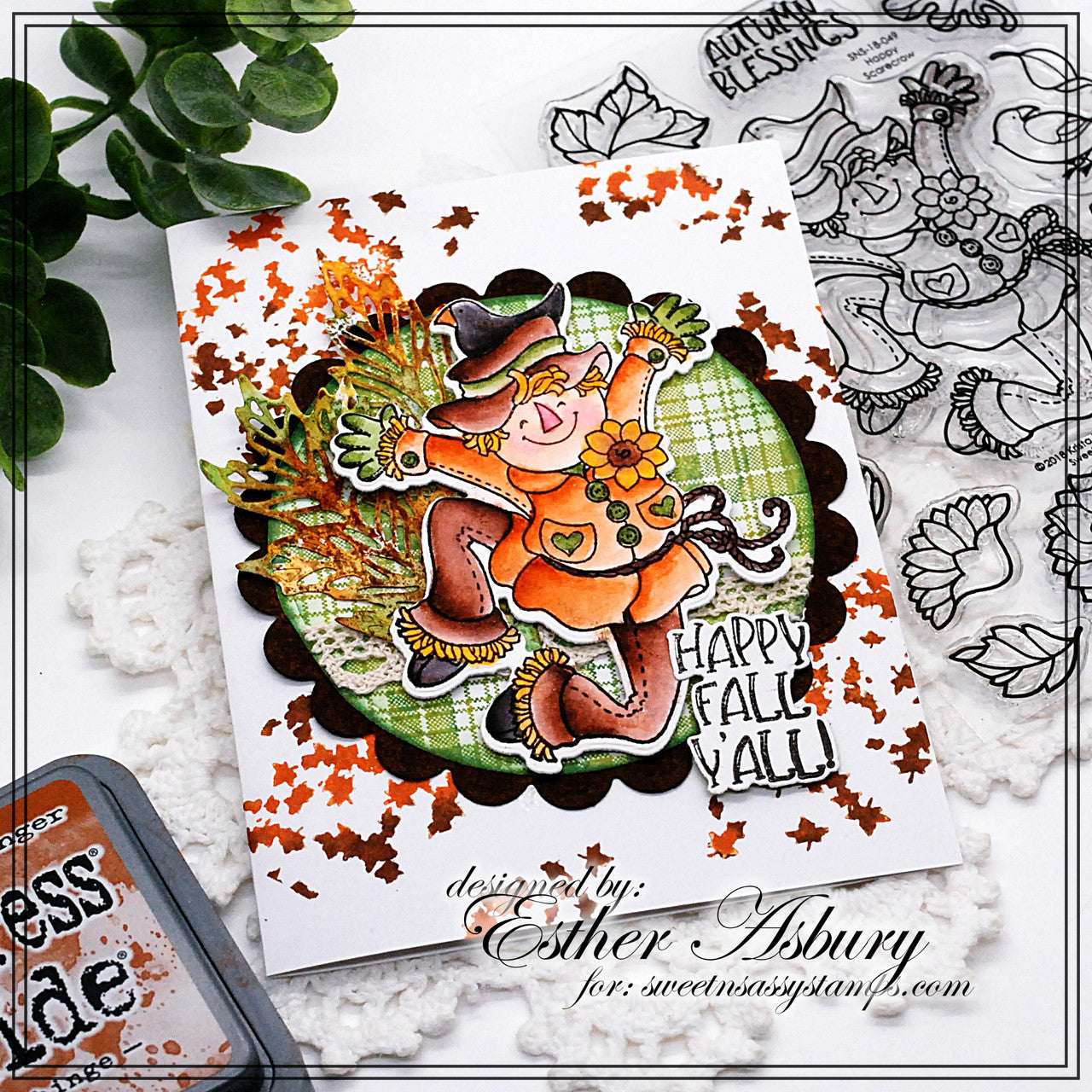 Happy Scarecrow Clear Stamp Set