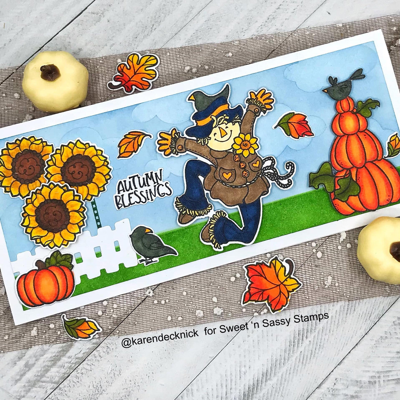 Happy Scarecrow Stamp & Die Bundle