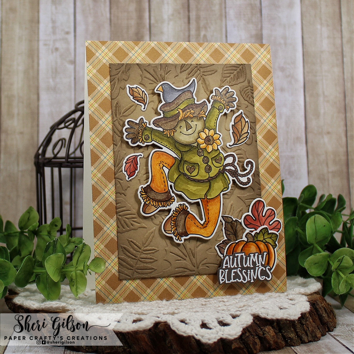 Happy Scarecrow Stamp & Die Bundle