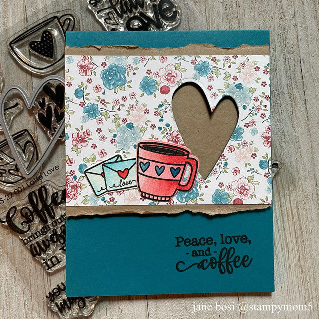 Latte Love Clear Stamp Set