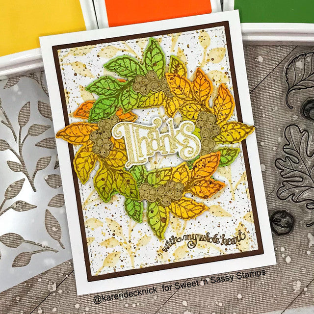 Give Thanks Clear Stamp Set