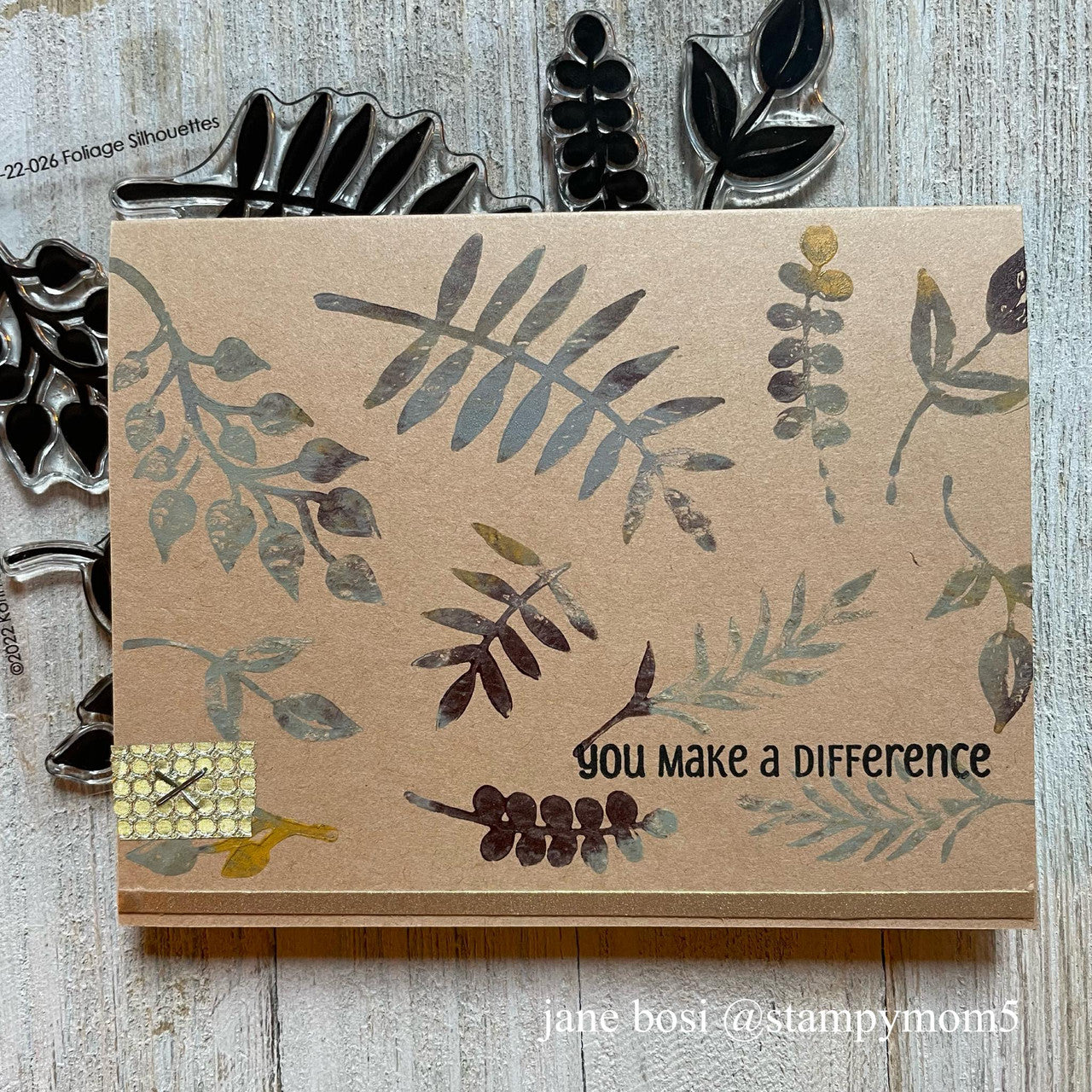 Foliage Silhouettes Clear Stamp Set