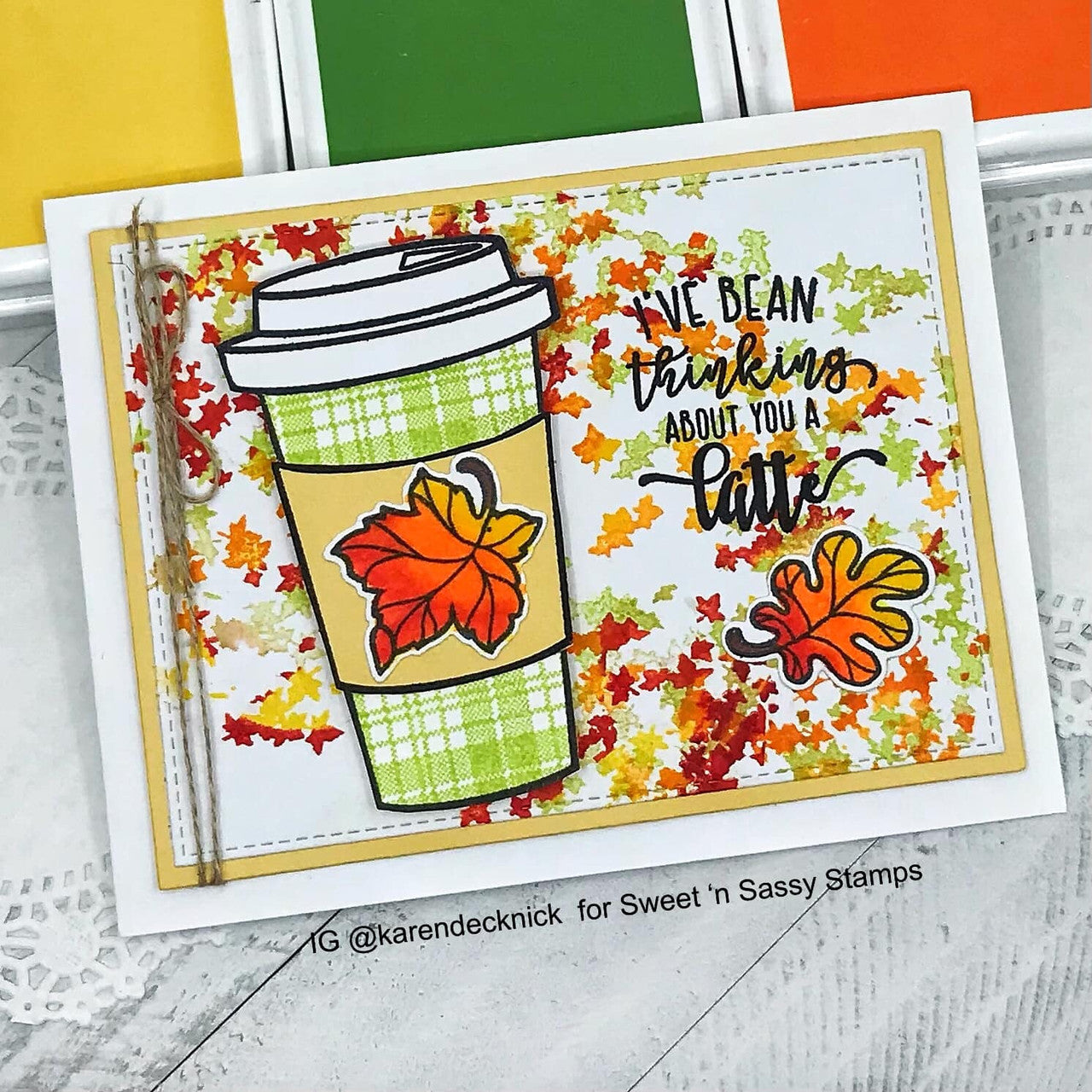 Falling Leaves Clear Stamp Set