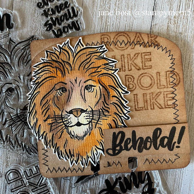 Lion of Judah Clear Stamp Set