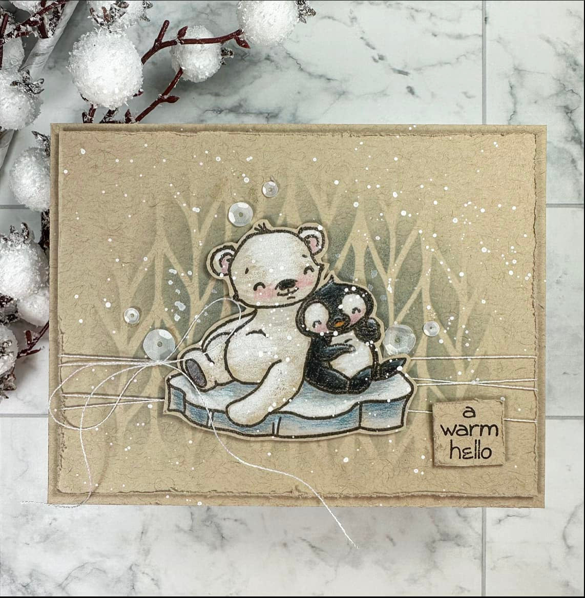 Winter Hugs Clear Stamp Set