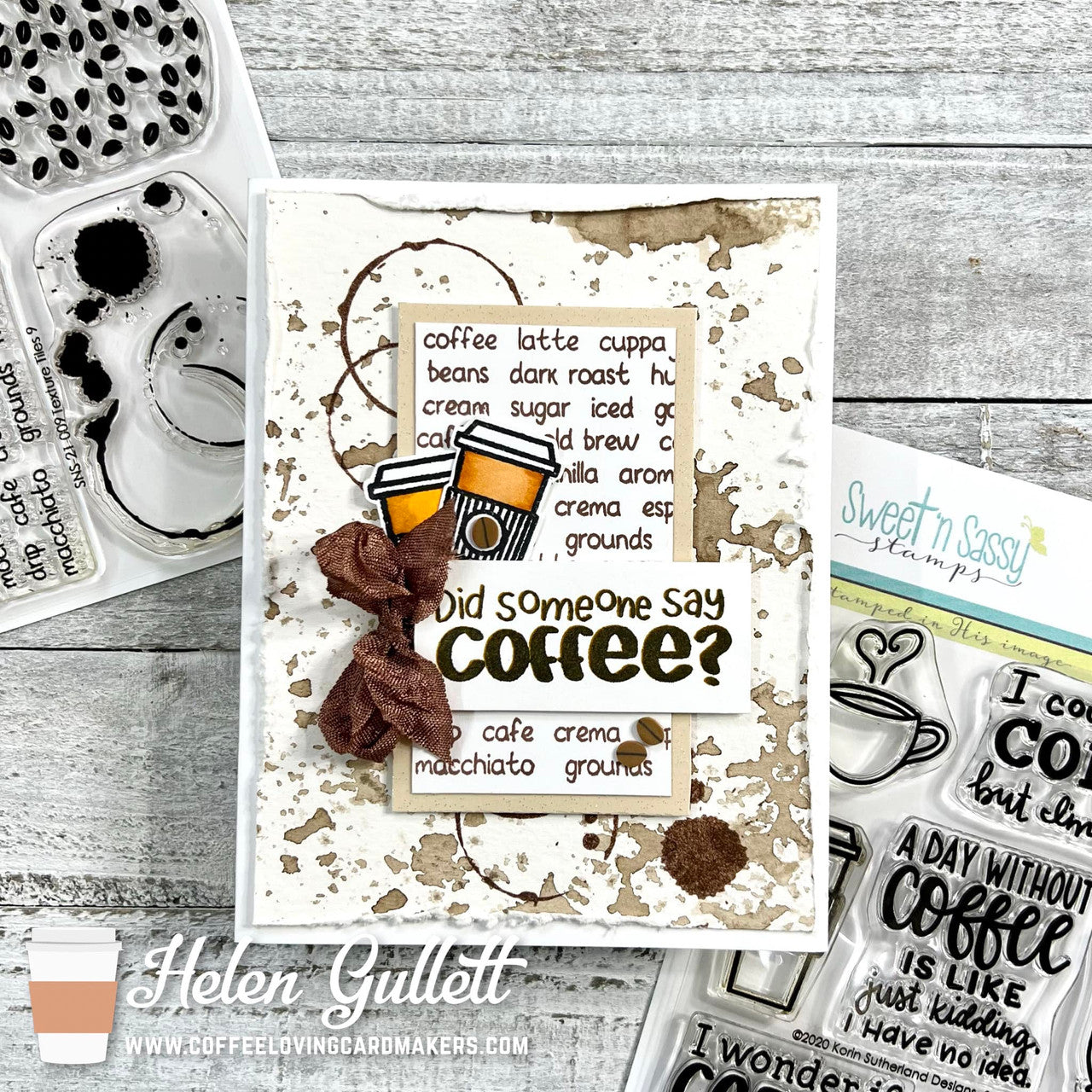 Coffee Talk Clear Stamp Set