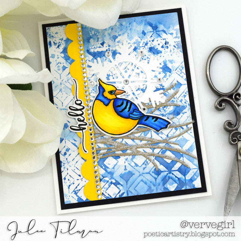 Winter Birds Stamp & Die Bundle