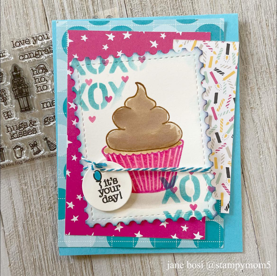 Mini Tag Sentiments Stamp & Die Bundle