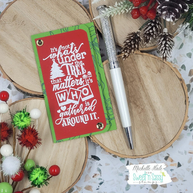 Christmas Word Art Clear Stamp Set