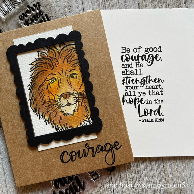 Lion of Judah Clear Stamp Set