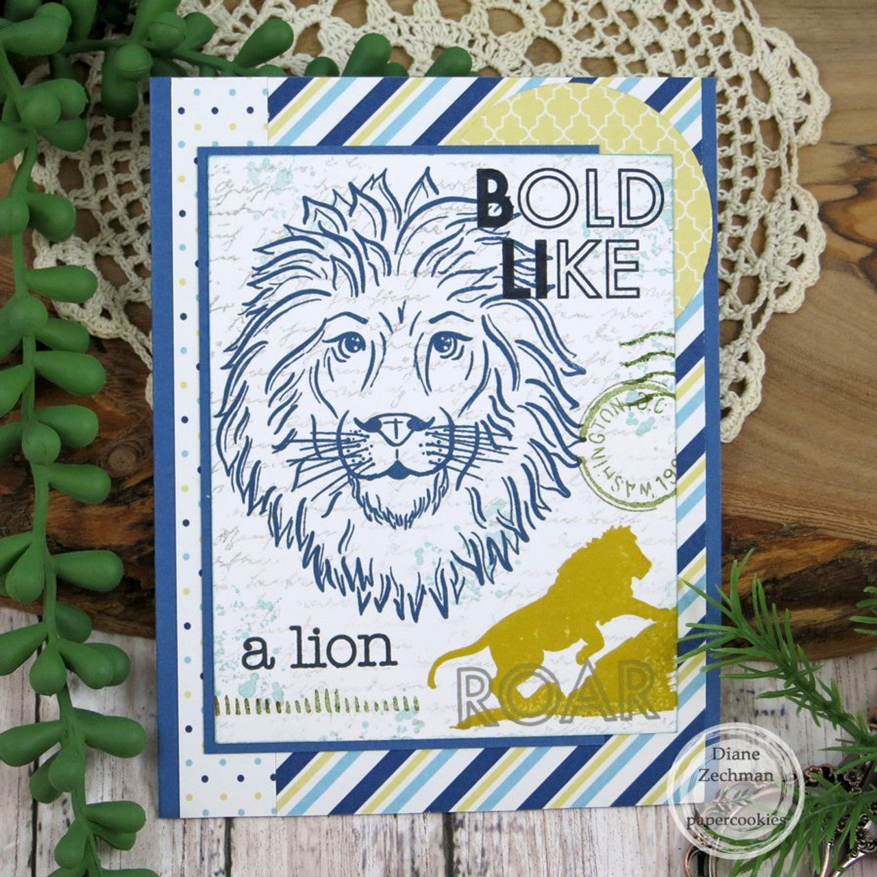 Lion of Judah Clear Stamp Set