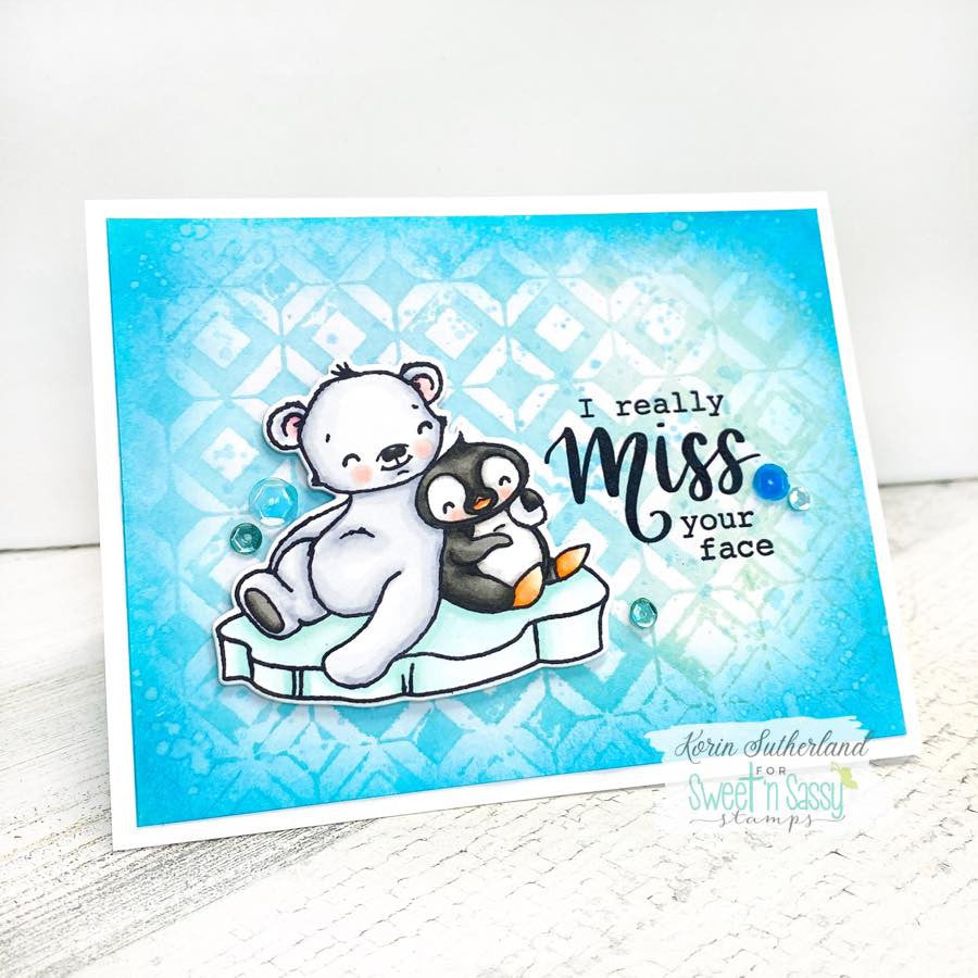 Winter Hugs Clear Stamp Set