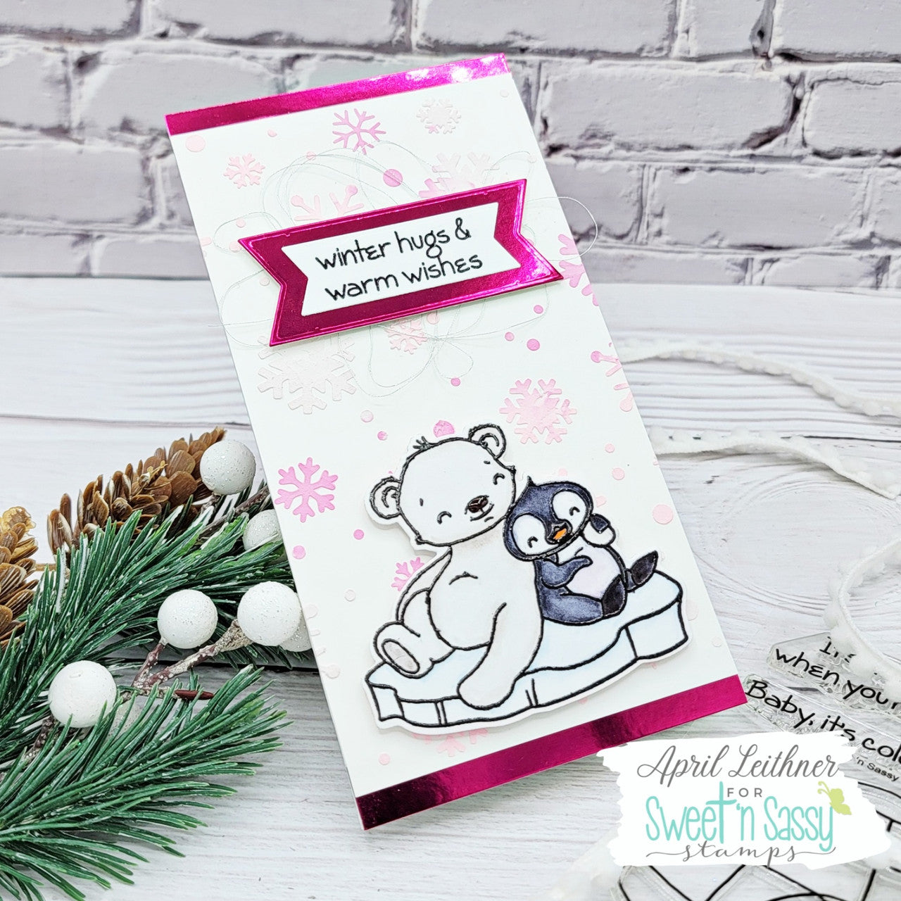 Winter Hugs Clear Stamp Set