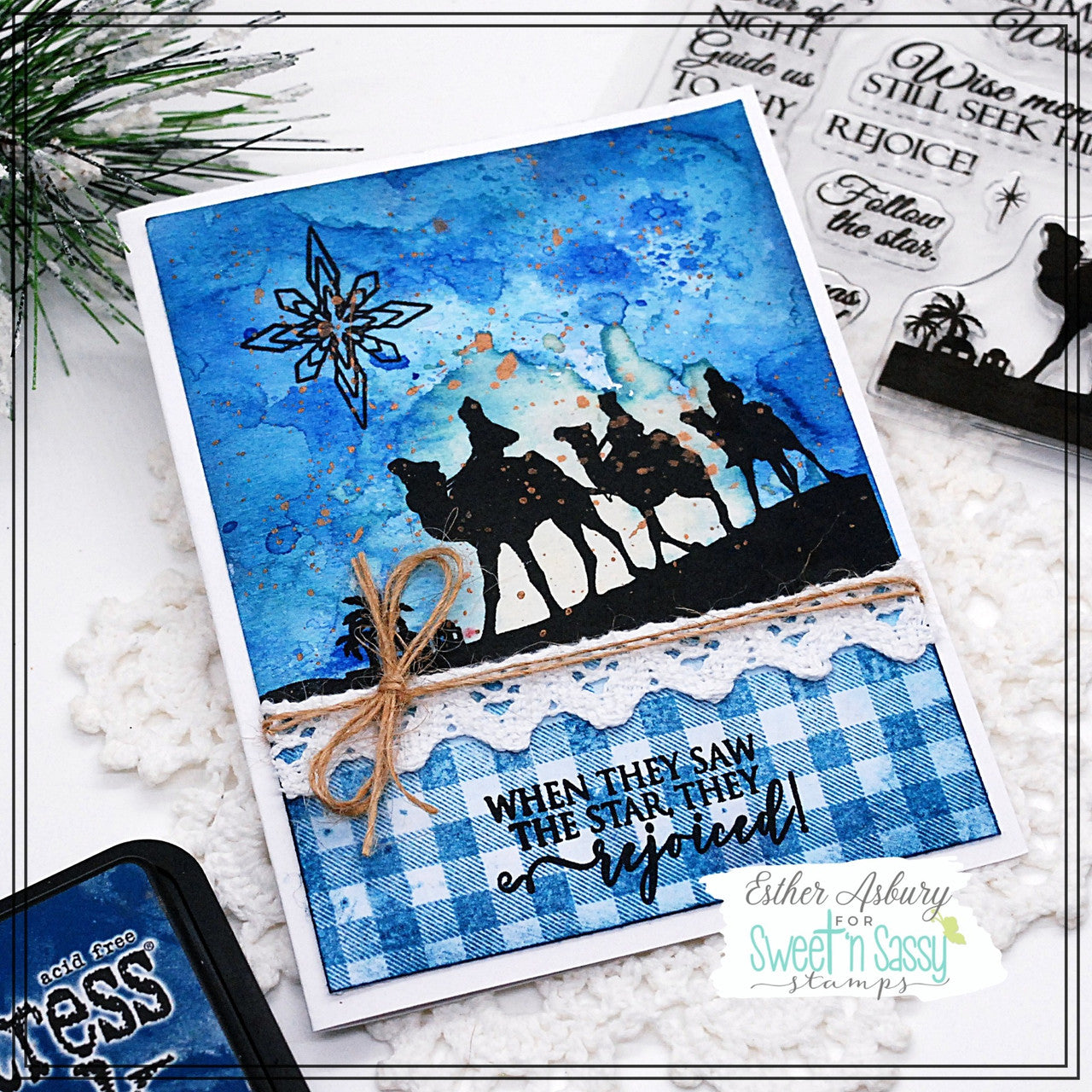 We Three Kings Clear Stamp Set