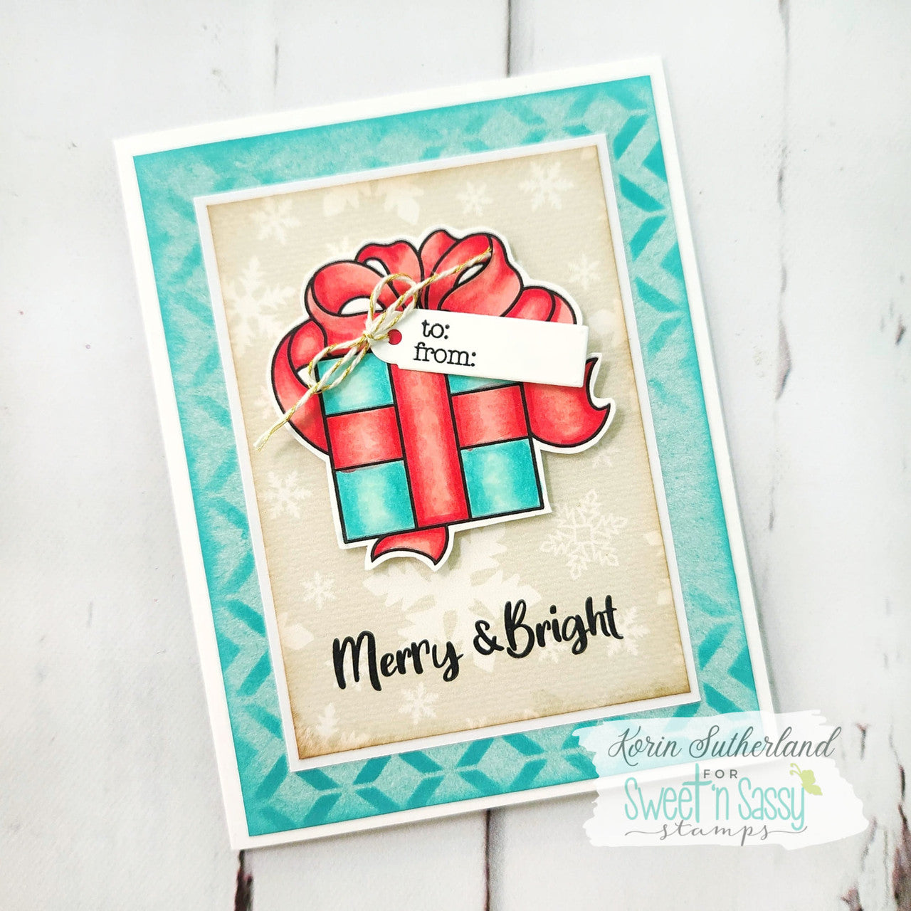 Mini Tag Sentiments Clear Stamp Set