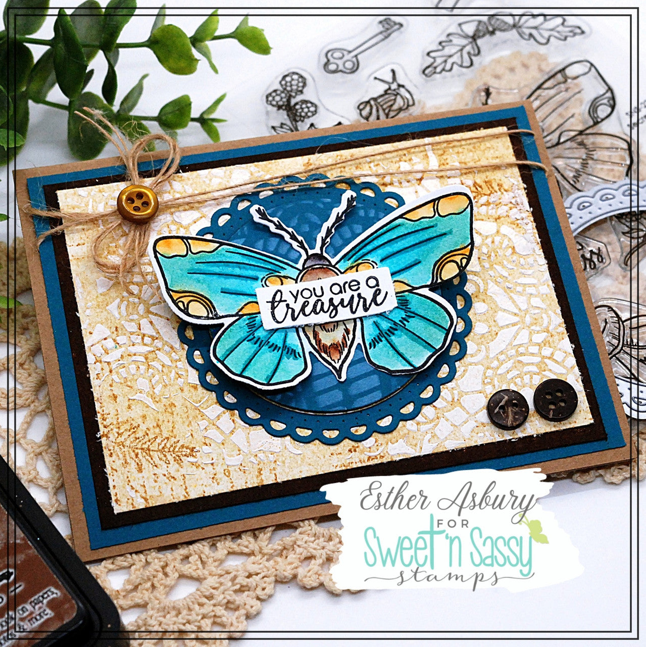 Secret Garden Clear Stamp Set