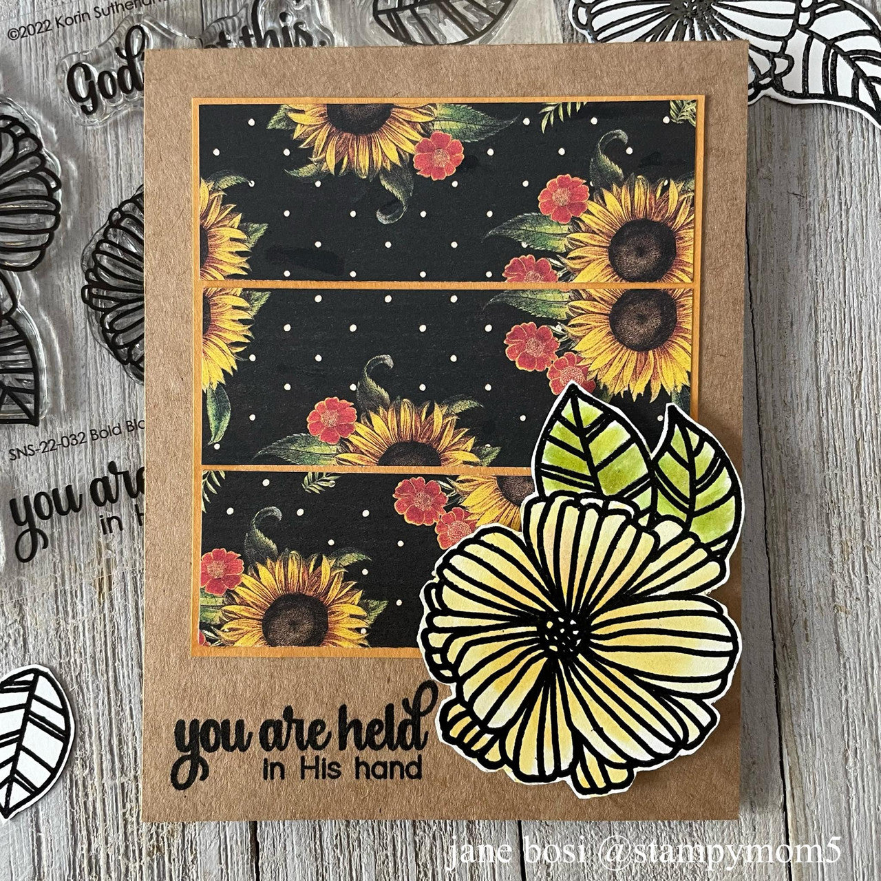 Bold Blooms Clear Stamp Set