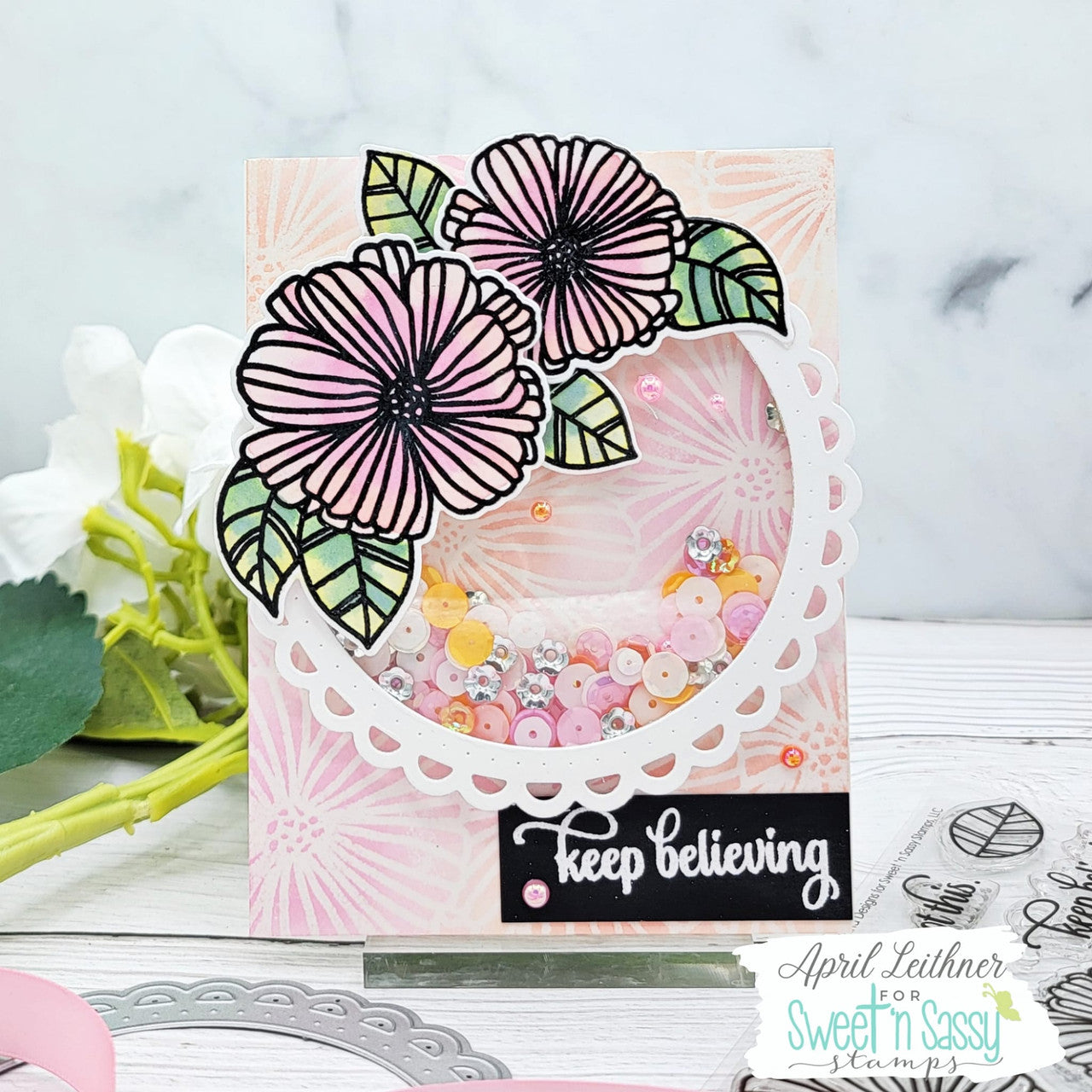 Bold Blooms Clear Stamp Set