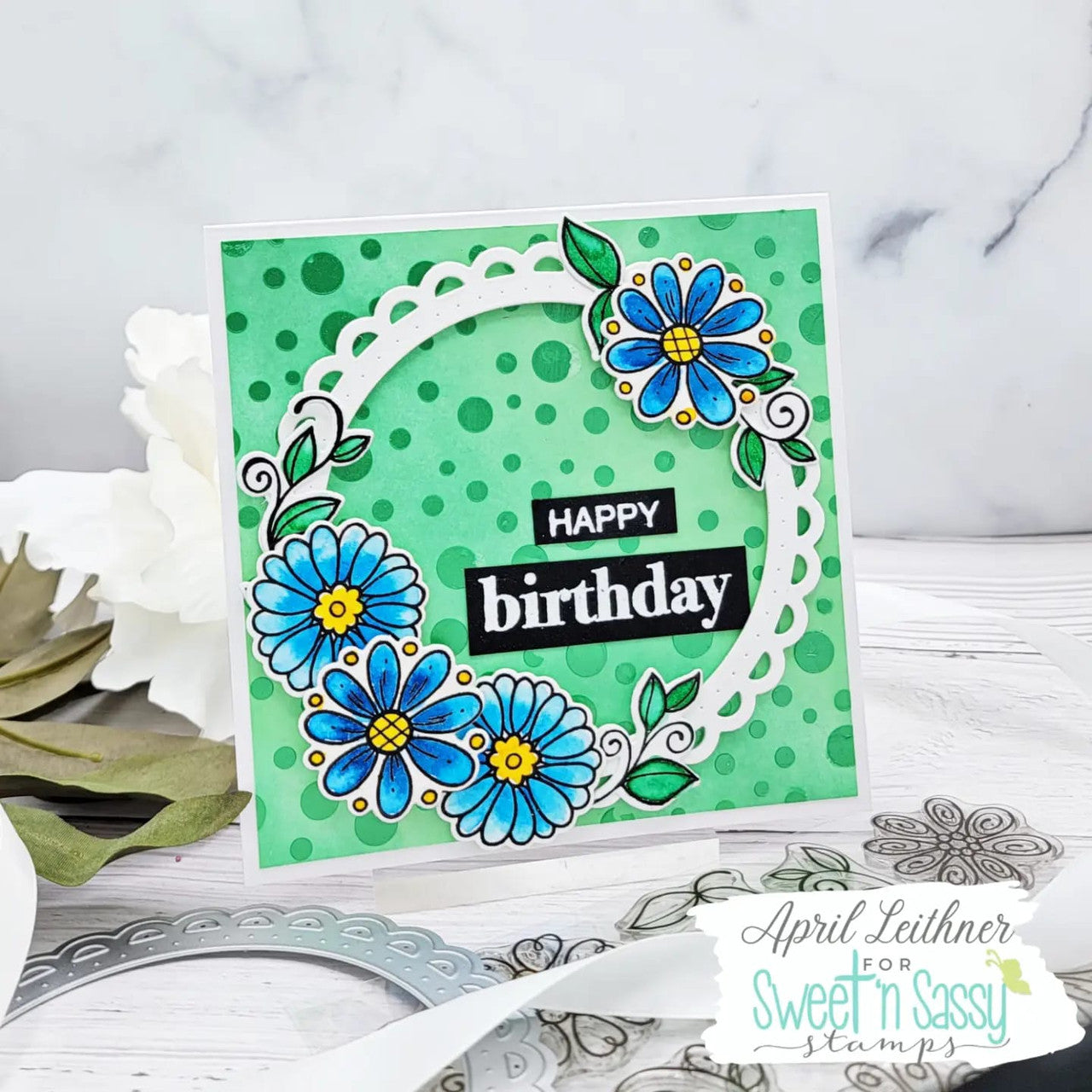 Doodle Florals Clear Stamp Set