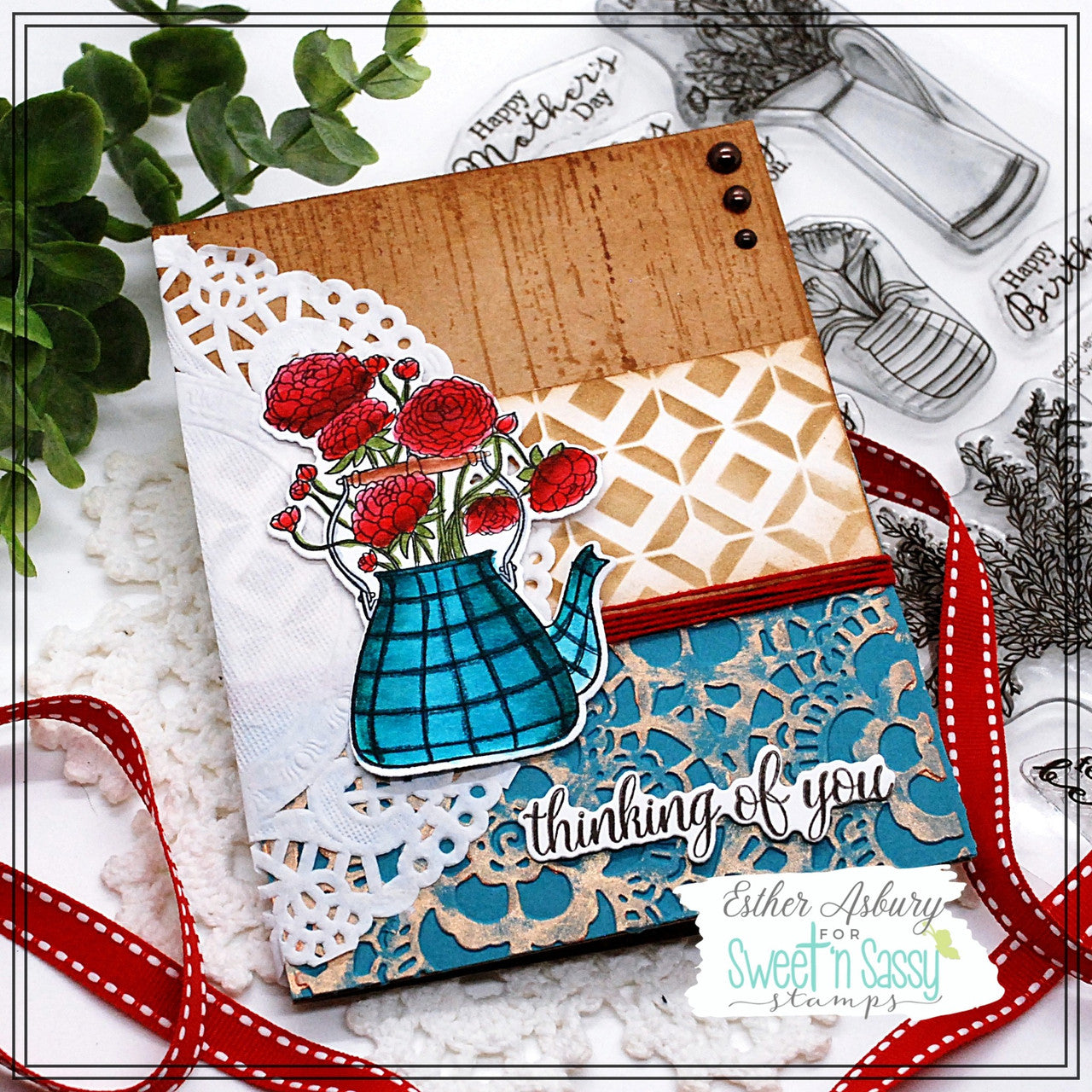 Script Sentiments Clear Stamp Set