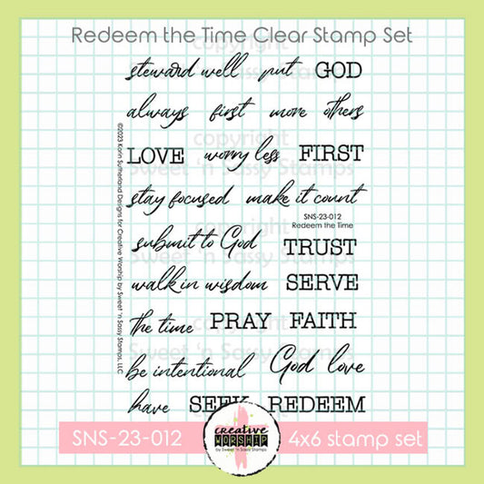 Redeem the Time Clear Stamp Set