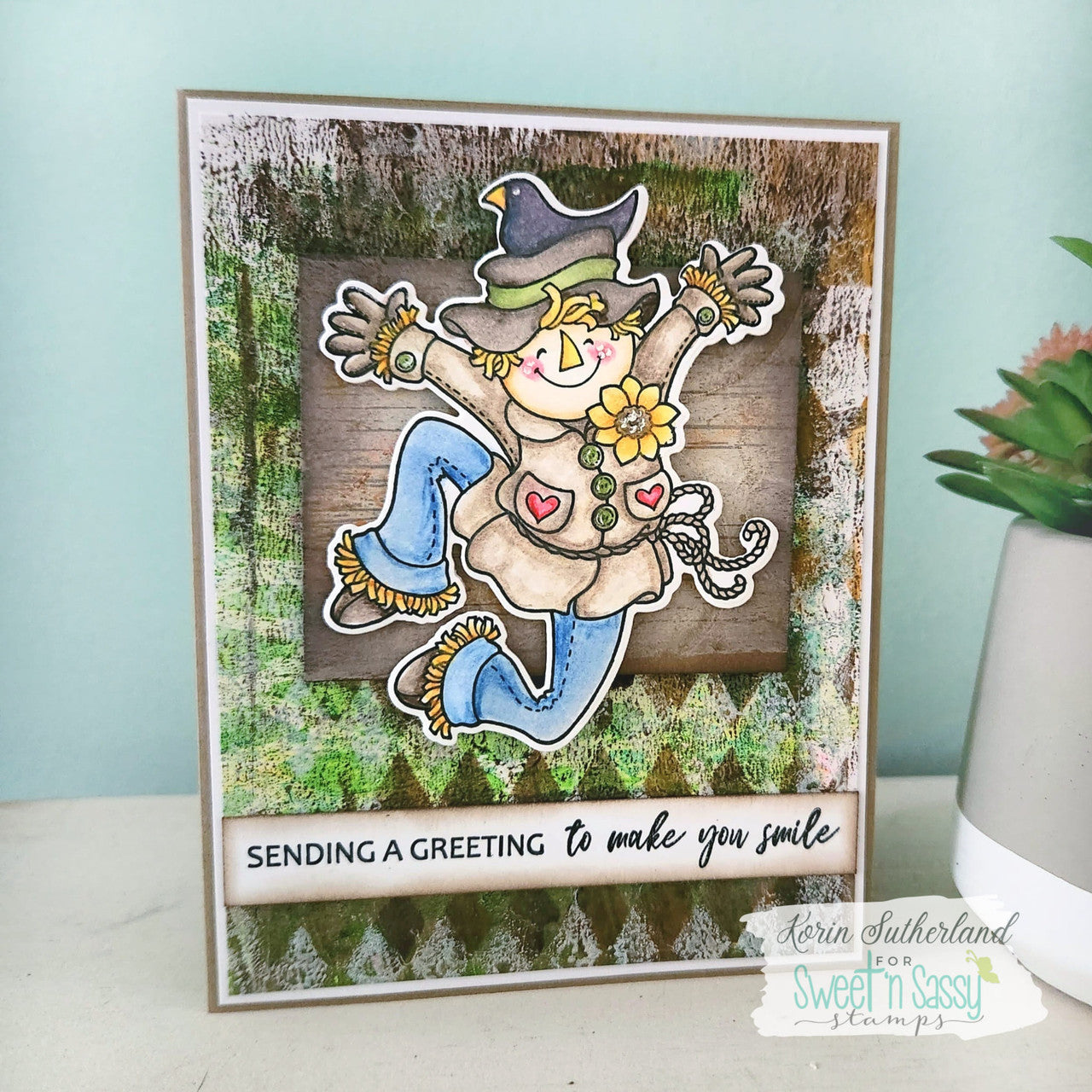 Happy Scarecrow Stamp & Die Bundle