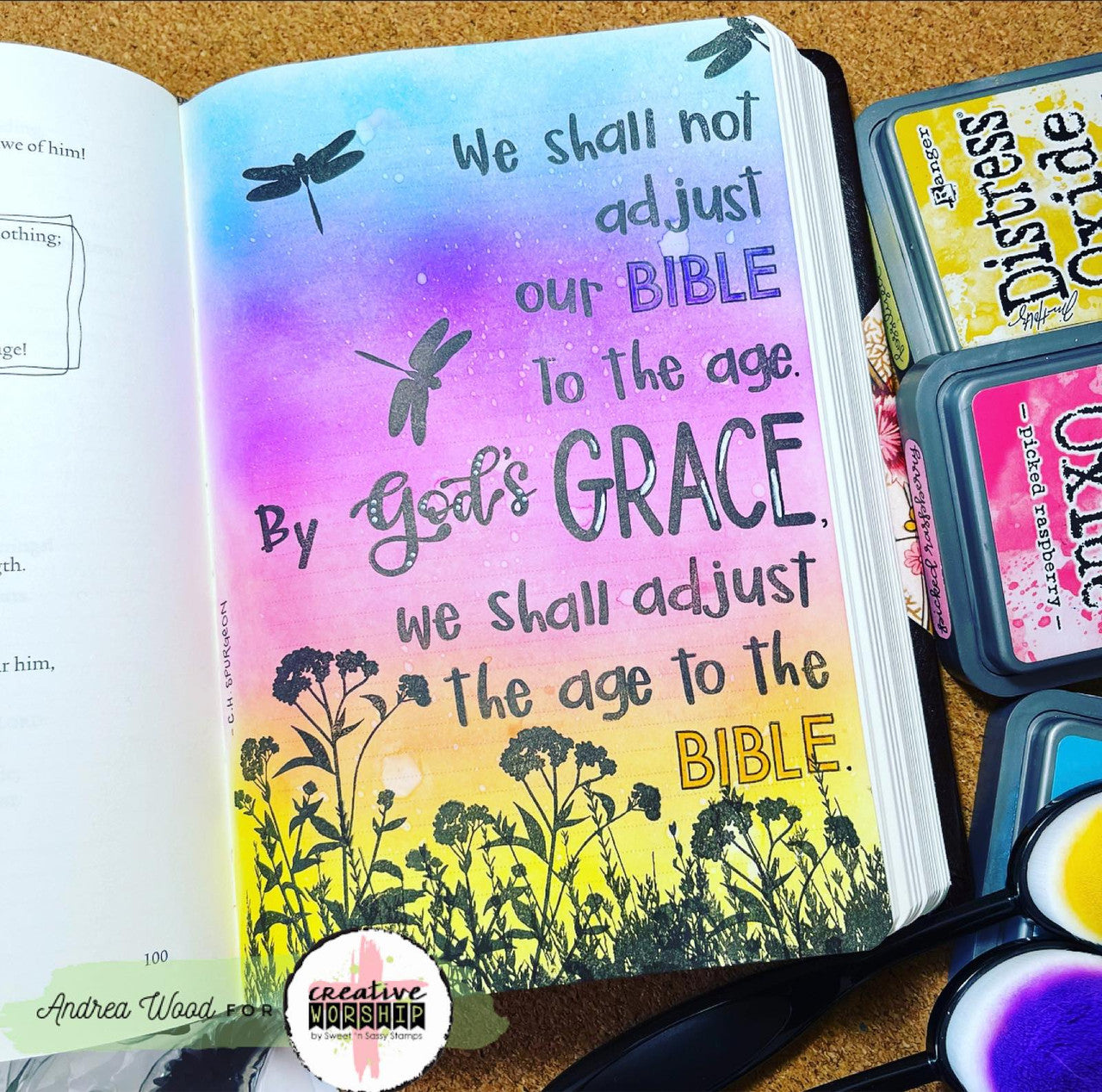 Mini Bold Print Alpha Clear Stamp Set