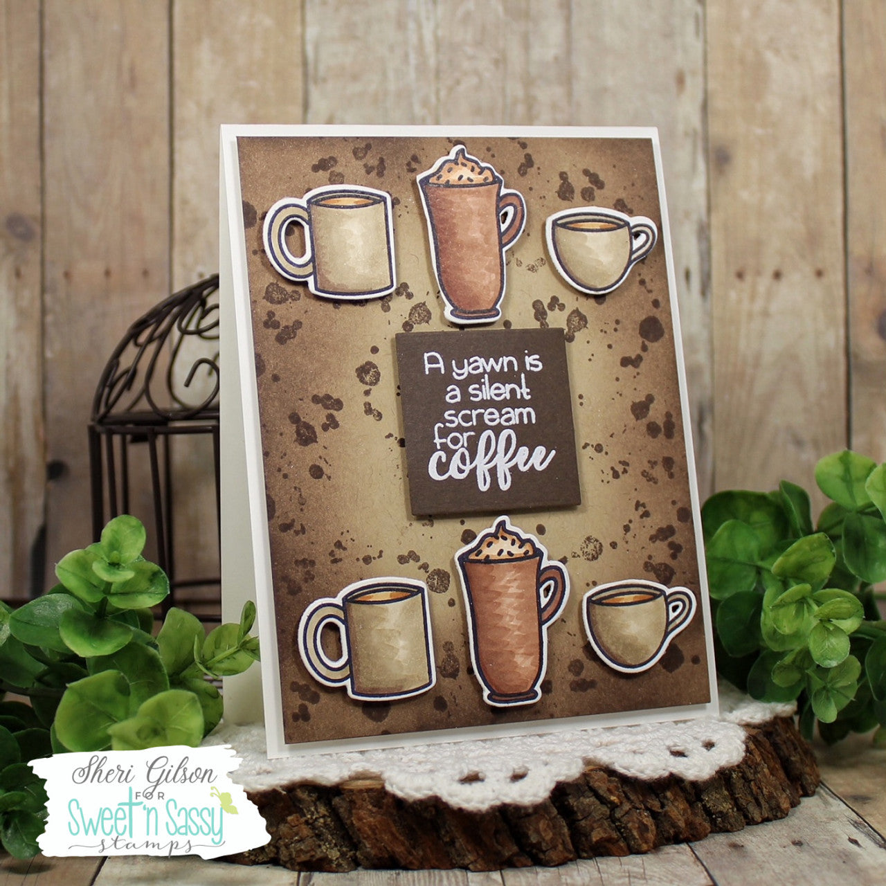 Coffee Talk 2 Clear Stamp Set