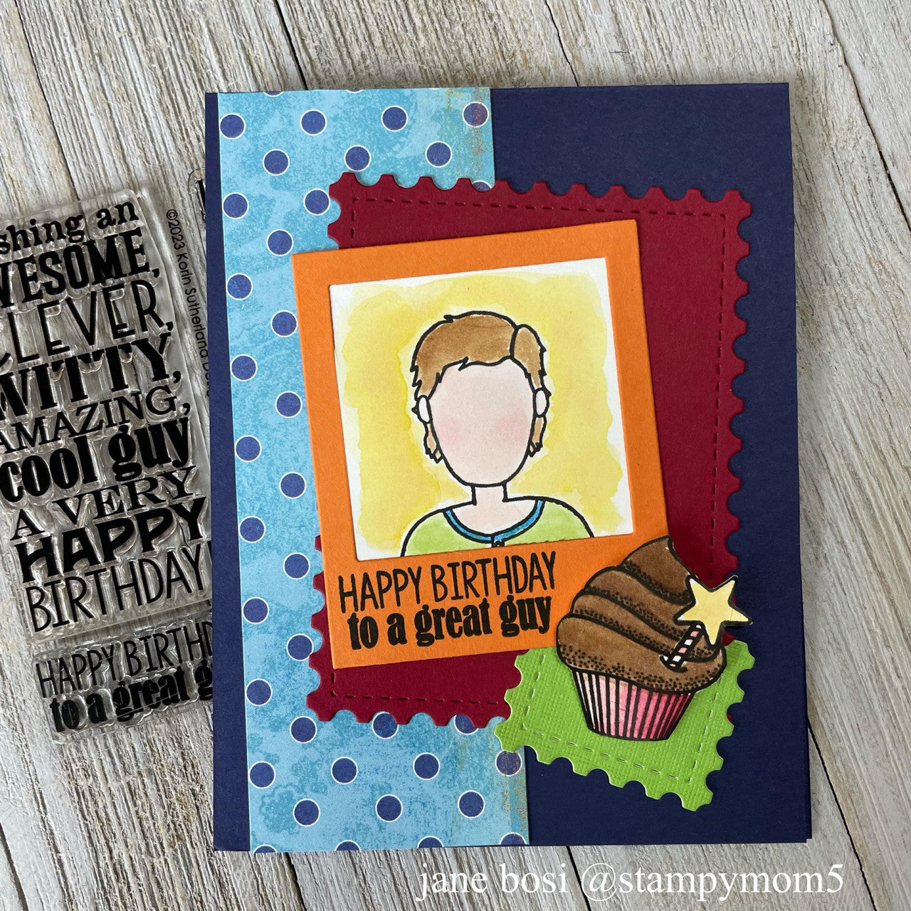 Birthday Guy Clear Stamp Set