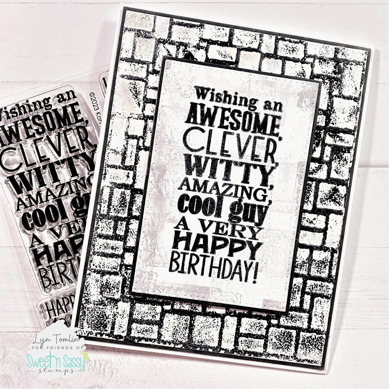 Birthday Guy Clear Stamp Set