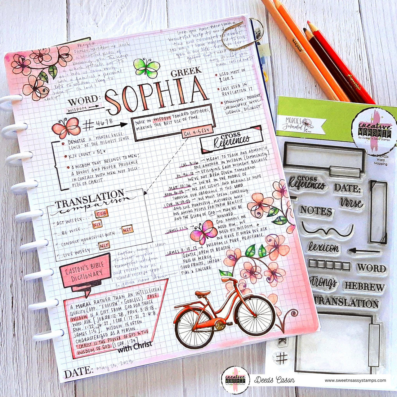 Word Mapping Clear Stamp Set