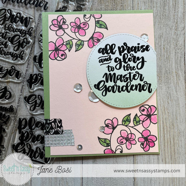 Plant. Pray. Grow. Clear Stamp Set