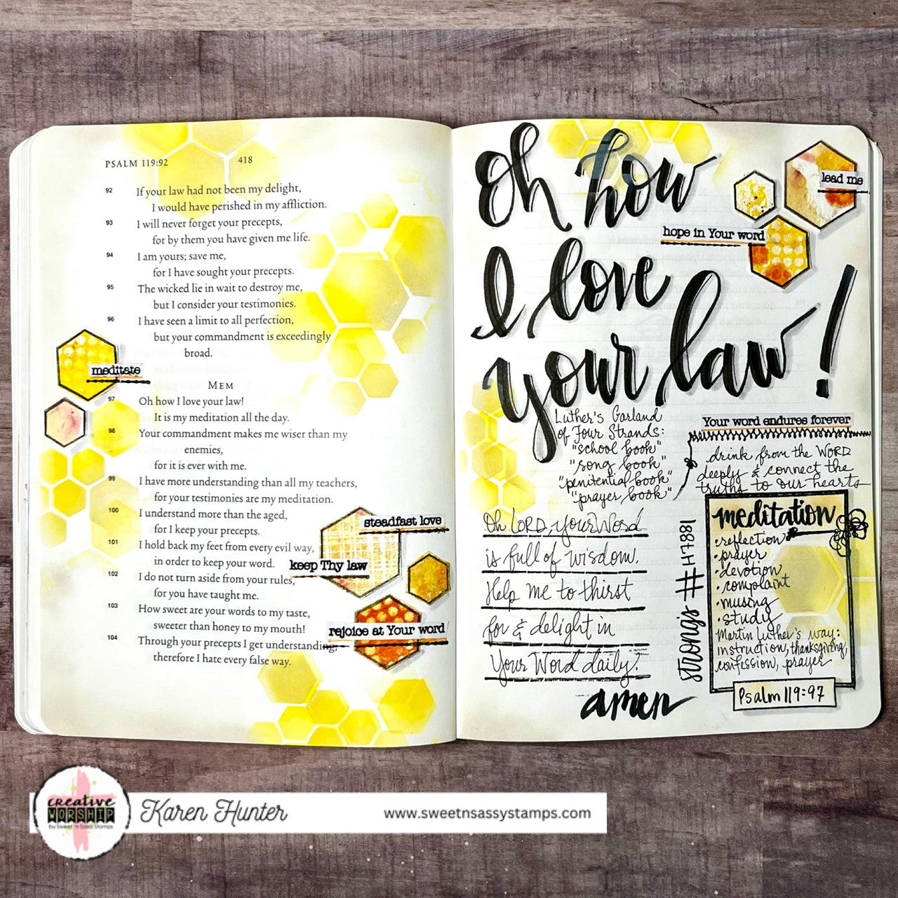 Psalm 119 Wordfetti Clear Stamp Set