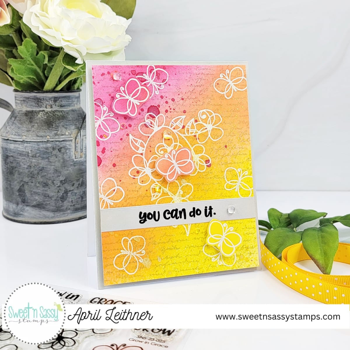 Grow in Grace Clear Stamp Set