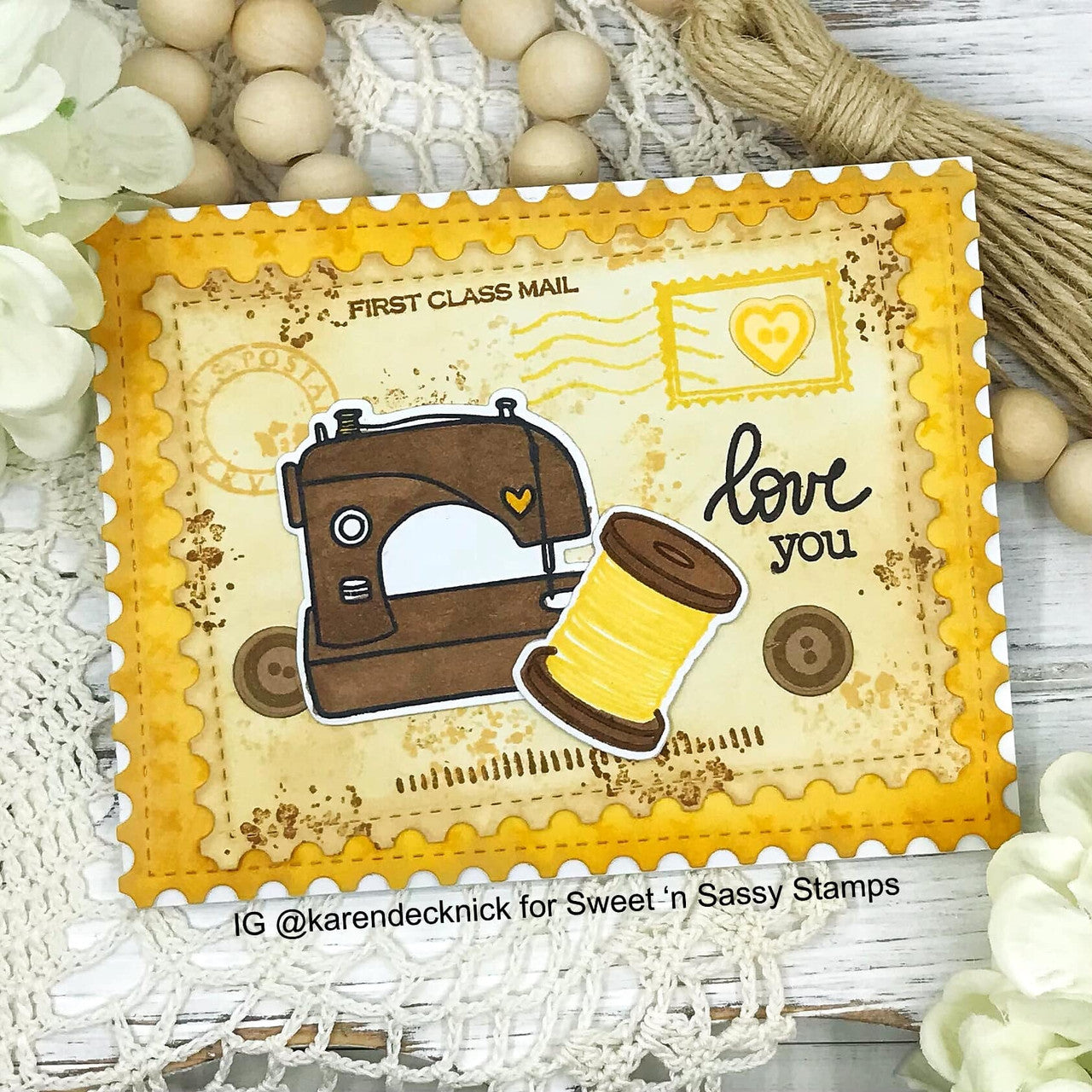 Sew Happy Stamp & Die Bundle