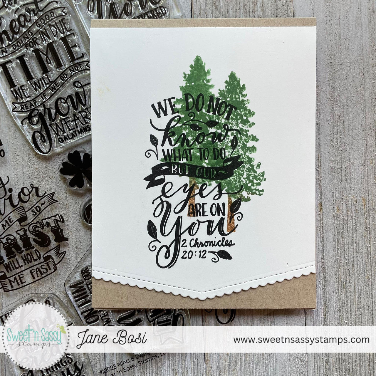 Scene Silhouettes: Trees Clear Stamp Set