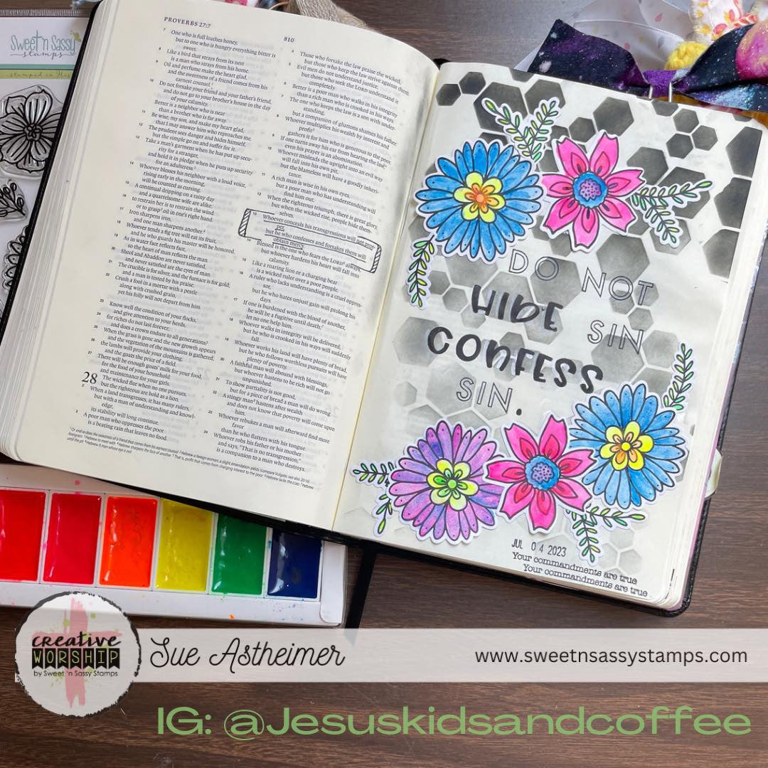 Psalm 119 Wordfetti Clear Stamp Set