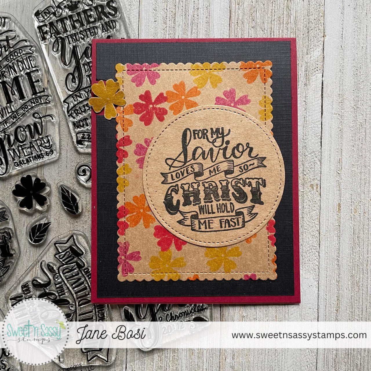 Hope Word Art Clear Stamp Set