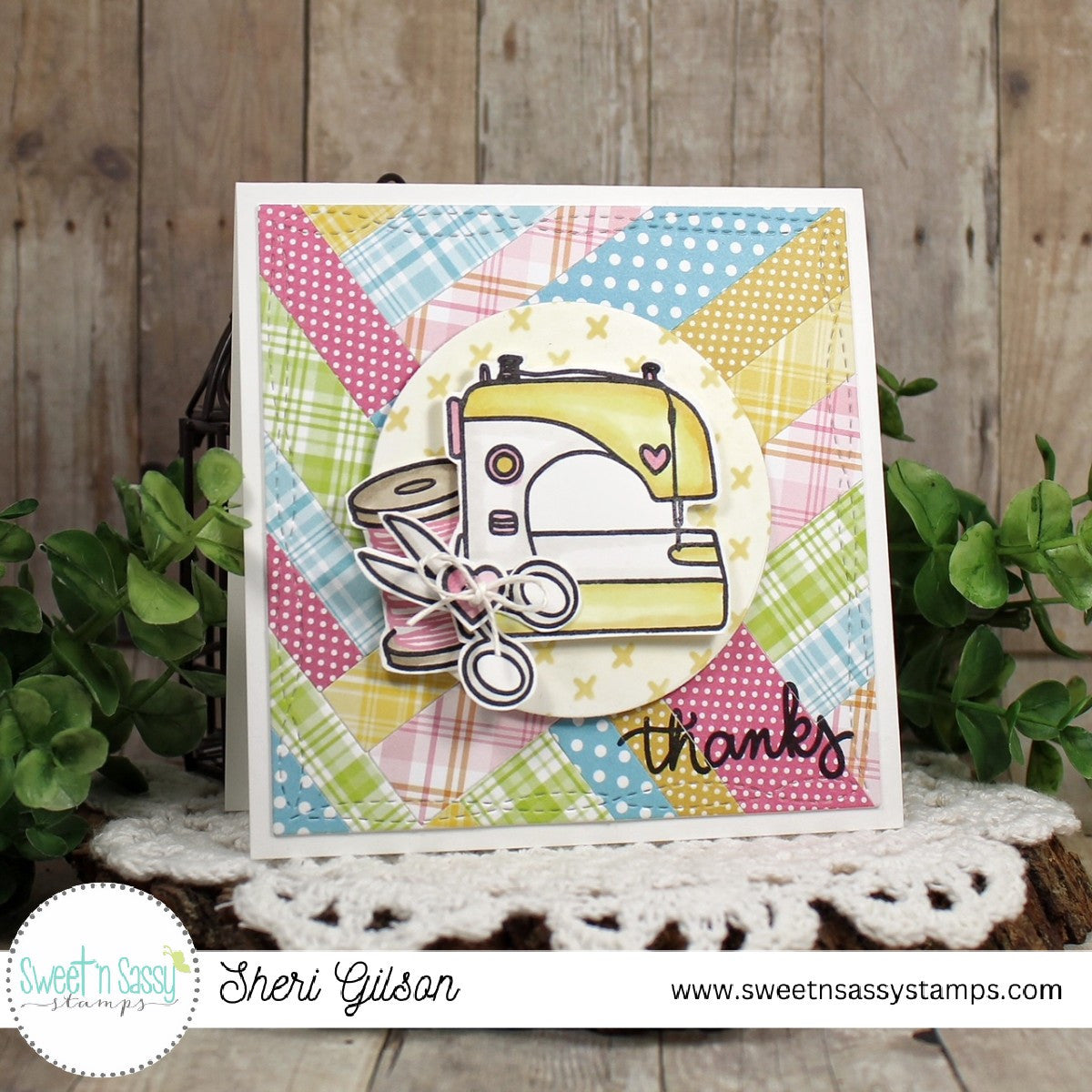 Sew Happy Stamp & Die Bundle