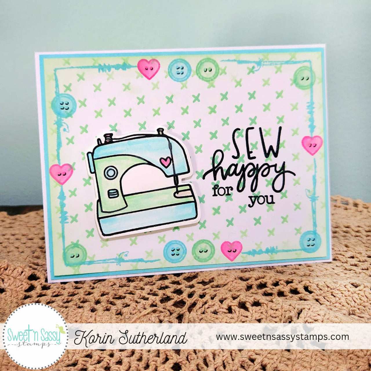 Sew Happy Clear Stamp Set