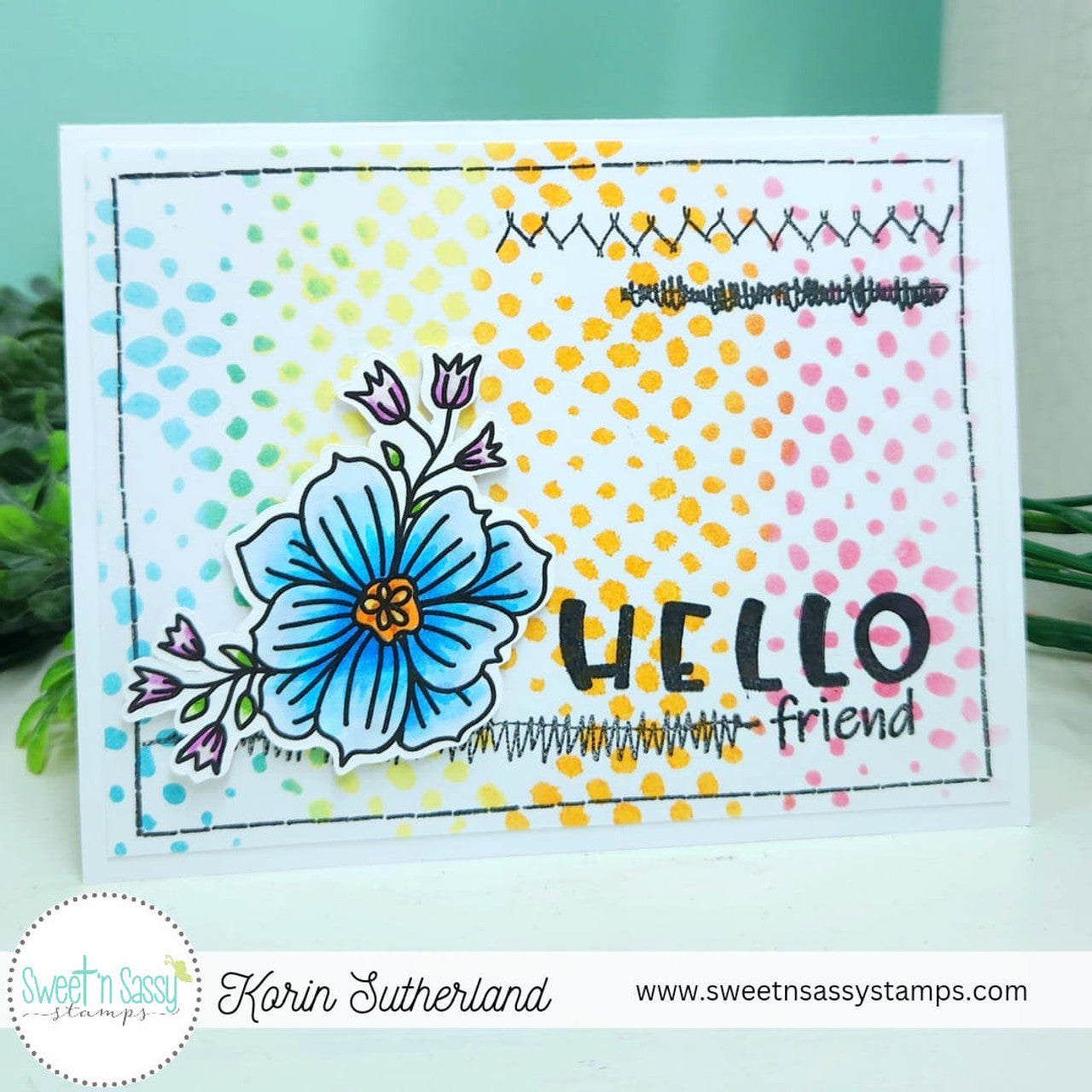 Quirky Alpha Clear Stamp Set