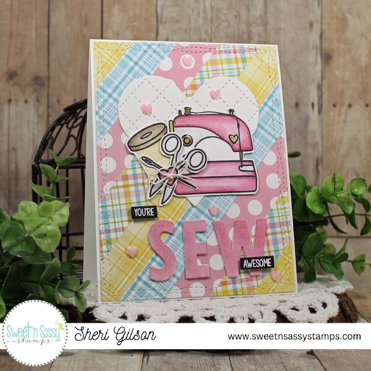 Sew Happy Stamp & Die Bundle