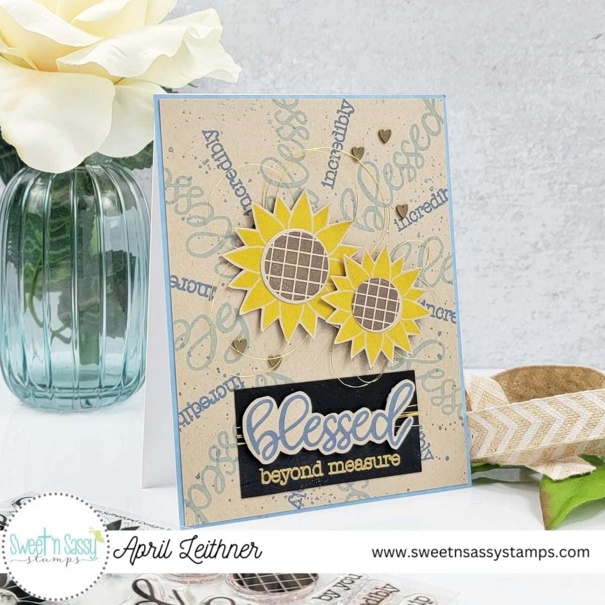 Thankful Sunflowers Stamp & Die Bundle